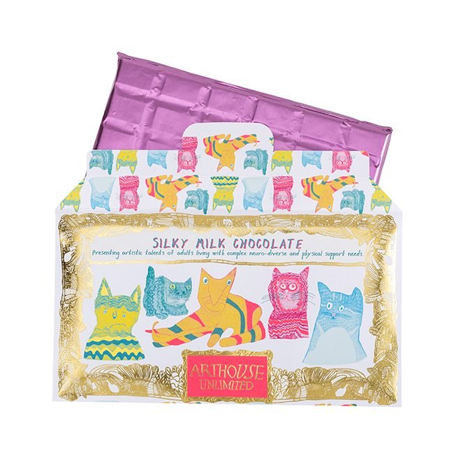 Miaow for Now Silky Milk Chocolate Bar - CHOC054 - Uneeka